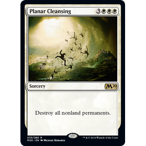 Magic löskort: Core Set 2020: Planar Cleansing