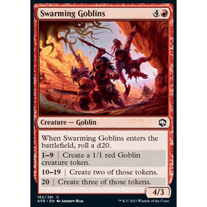 Magic löskort: Adventures in the Forgotten Realms: Swarming Goblins