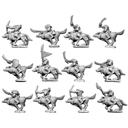 Orc Wolf-Riders (10mm Fantasy)
