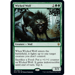 Magic löskort: Throne of Eldraine: Wicked Wolf