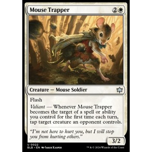 Magic löskort: Bloomburrow: Mouse Trapper (Foil)