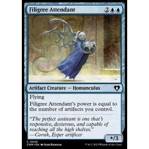 Magic löskort: Commander Masters: Filigree Attendant