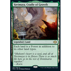 Magic löskort: Modern Horizons 2: Yavimaya, Cradle of Growth