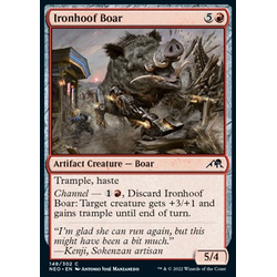 Magic löskort: Kamigawa: Neon Dynasty: Ironhoof Boar