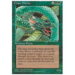Magic löskort: 4th Edition: Craw Wurm