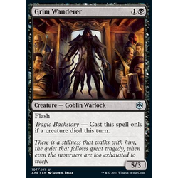 Magic löskort: Adventures in the Forgotten Realms: Grim Wanderer (Foil)