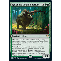 Magic löskort: Commander 2020: Ravenous Gigantotherium