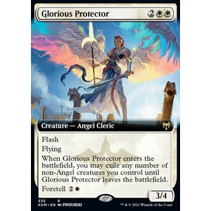 Magic löskort: Kaldheim: Glorious Protector (alternative art) (Foil)