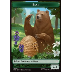 Magic löskort: The Hobbit: Bear Token (G 2/2) // Stone Boulder Token (A 3/1)