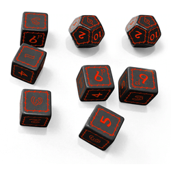 The One Ring (2nd Ed): Black  Dice Set
