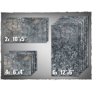 WH40K Terrain Base Tiles – City Ruins (12)