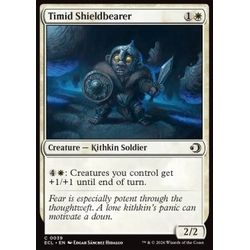 Magic löskort: Lorwyn Eclipsed: Timid Shieldbearer (Foil)