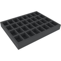 Feldherr Full-size 40mm Cut-Outs - 32 slot foam tray for Legions Imperialis