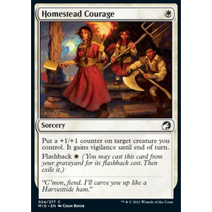 Magic löskort: Innistrad: Midnight Hunt: Homestead Courage