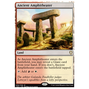 Magic löskort: Commander Anthology 2018: Ancient Amphitheater