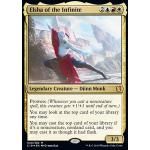 Magic löskort: Commander 2019: Elsha of the Infinite (Foil)