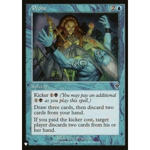 Magic löskort: The List: Probe