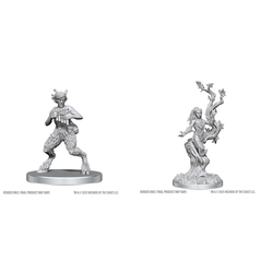 D&D Nolzur's Marvelous Miniatures (unpainted): Satyr & Dryad