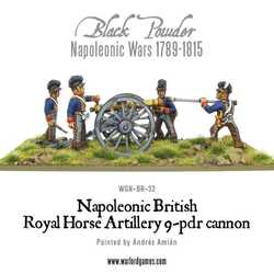 Napoleonic: British Horse Artillery 9-pdr Cannon