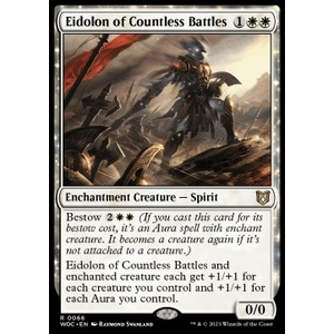 Magic löskort: Commander: Wilds of Eldraine: Eidolon of Countless Battles