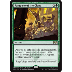 Magic löskort: Ravnica Allegiance: Rampage of the Clans (Foil)