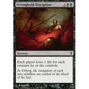 Magic löskort: Conspiracy: Stronghold Discipline