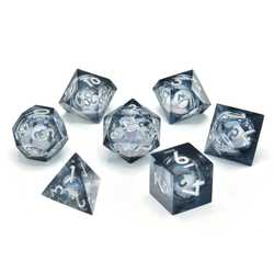 Liquid Core RPG Dice Set - Nebula Night (7)