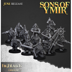 Highland Miniatures: Sons of Ymir - Pirates (12) (32mm)