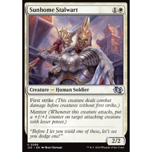 Magic löskort: Magic: Foundations Jumpstart: Sunhome Stalwart