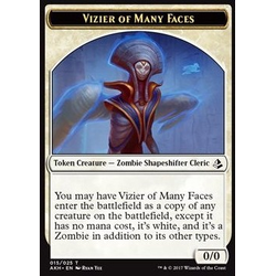 Magic löskort: Amonkhet: Vizier of Many Faces Token