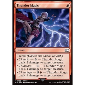 Magic löskort: Magic: The Gathering - FINAL FANTASY: Thunder Magic