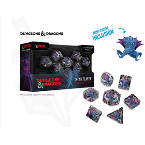 FanRoll: D&D Monsters Resin Inclusion Dice Set Mind Flayer (7)