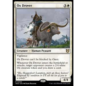 Magic löskort: Commander: Wilds of Eldraine: Ox Drover