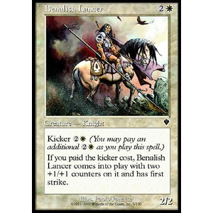 Magic löskort: Invasion: Benalish Lancer