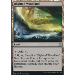 Magic löskort: Zendikar Rising Commander Decks: Blighted Woodland