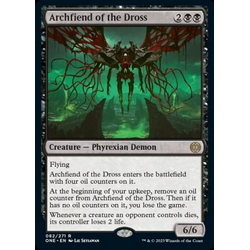 Magic löskort: Phyrexia: All Will Be One: Archfiend of the Dross (Foil)