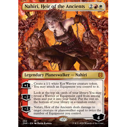 Magic löskort: Zendikar Rising: Nahiri, Heir of the Ancients (alternative art)
