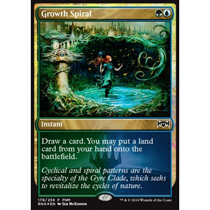 Magic löskort: Ravnica Allegiance: Growth Spiral (Promo Foil)
