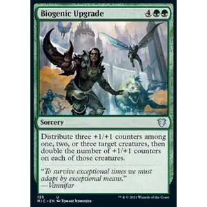 Magic löskort: Commander: Innistrad: Midnight Hunt: Biogenic Upgrade