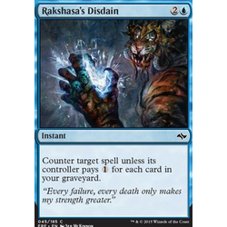 Magic löskort: Fate Reforged: Rakshasa's Disdain