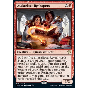 Magic Löskort: Commander: Strixhaven: Audacious Reshapers