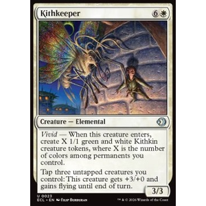 Magic löskort: Lorwyn Eclipsed: Kithkeeper (Foil)