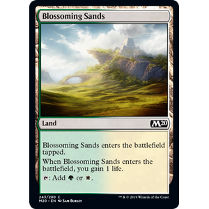 Magic löskort: Core Set 2020: Blossoming Sands (Foil)