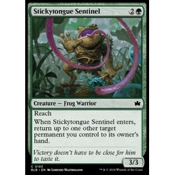 Magic löskort: Bloomburrow: Stickytongue Sentinel