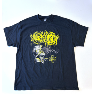 Mörk Borg: T-shirt, a flail to the face (L)