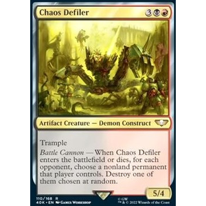 Magic löskort: Universes Beyond: Warhammer 40,000: Chaos Defiler (Foil)