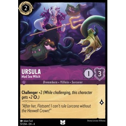 Lorcana Löskort: Ursula's Return: Ursula - Mad Sea Witch