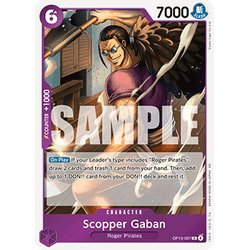 One Piece Löskort: Carrying on his Will: Scopper Gaban