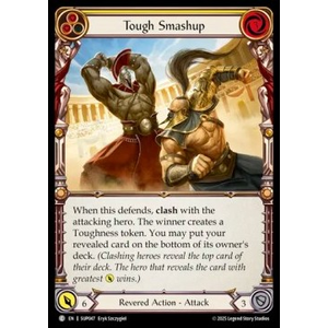 FaB Löskort: Super Slam: Tough Smashup (Yellow) (Rainbow Foil)