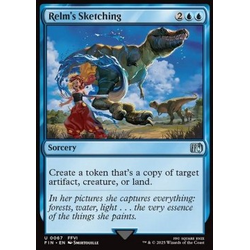 Magic löskort: Magic: The Gathering - FINAL FANTASY: Relm's Sketching